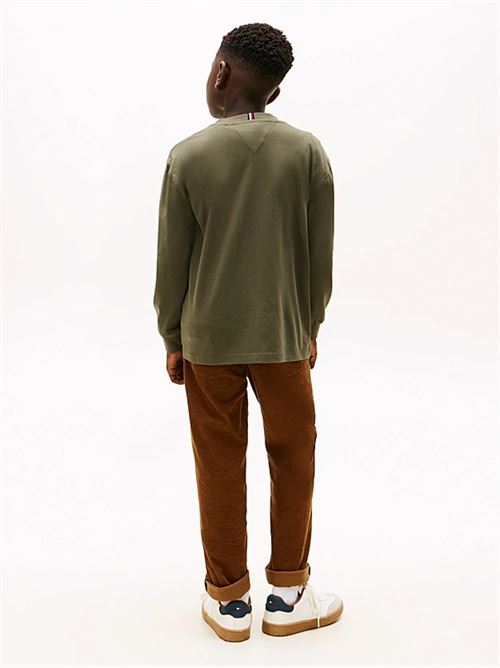 essential t-shirt ls TOMMY HILFIGER | KB0KB09846JMRH